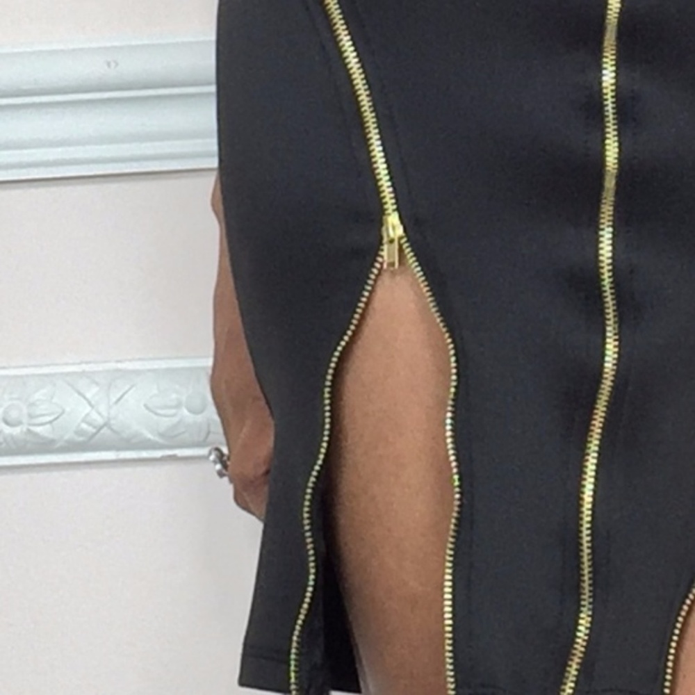 NEW Sexy club Adjustable Zipper dress